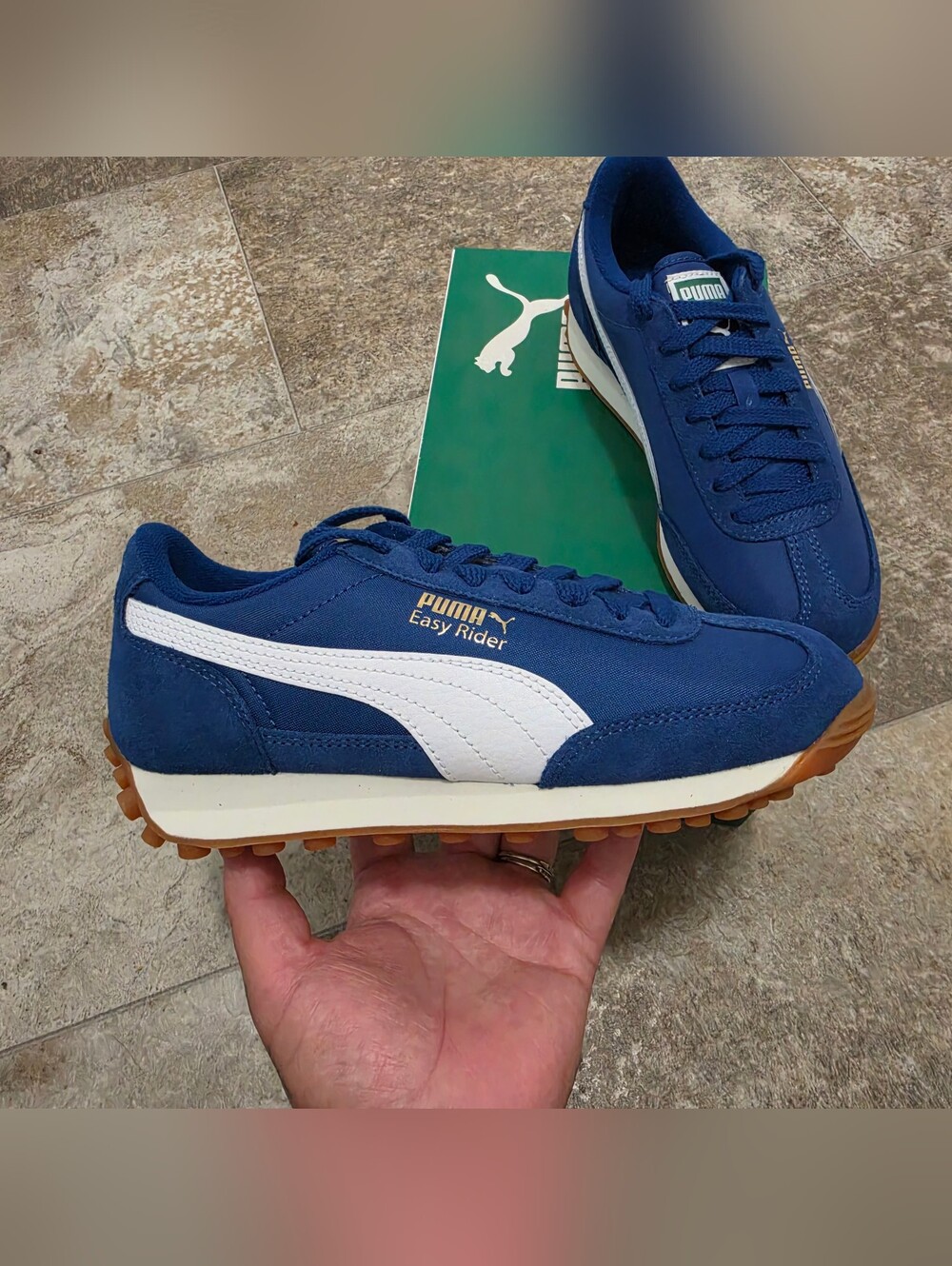 PUMA Easy Rider Vintage sneakers 'Clyde Royal' Colorway / Juniors Size 4
